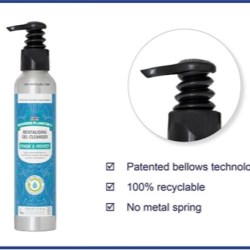 Environmentally friendly across the board: Cosmetics manufacturer opts for Riekes fully recyclable pump