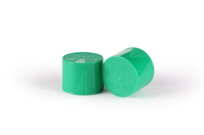 Child resistant Cap - S28 by two elements for P.E.T. neck