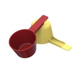 29.6cc Taper Walled Scoop Short 1.5 inch Handle