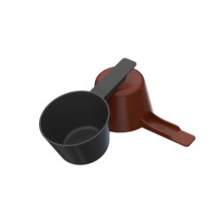 39cc Taper Walled Scoop Short 1.5 inch Handle