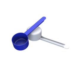 39cc Straight Walled Scoop Long 3.5 inch Handle