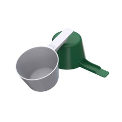 50cc Taper Walled Scoop Short 1.5 inch Handle