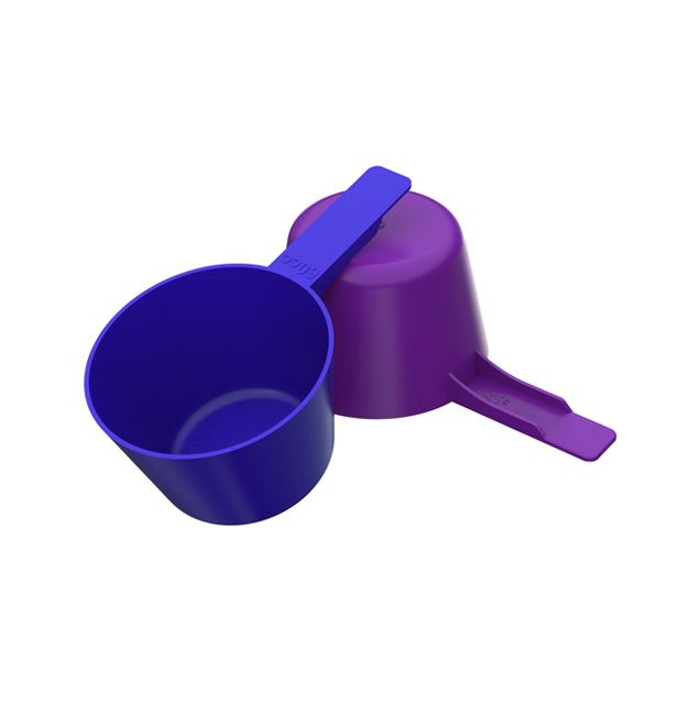 60cc Taper Walled Scoop Short 1.5 inch Handle