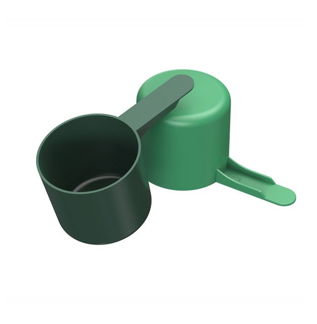 60cc Straight Walled Scoop Short 1.5 inch Handle
