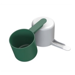 63cc Straight Walled Scoop Short 1.5 inch Handle