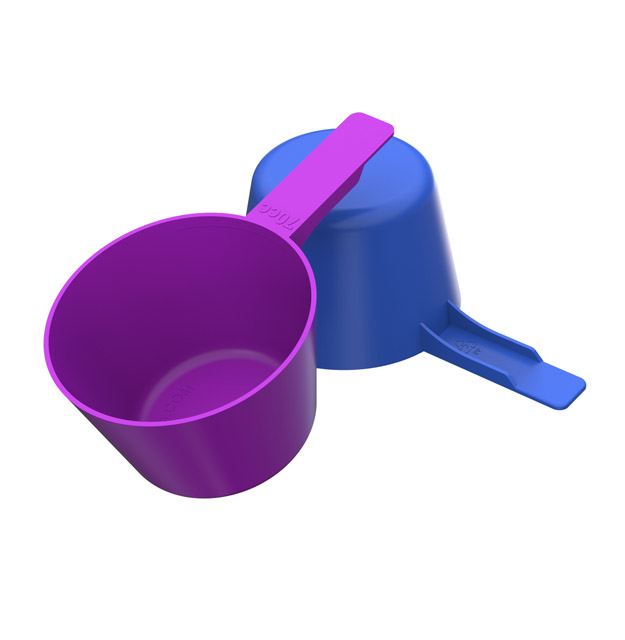 70cc Taper Walled Scoop Short 1.5 inch Handle
