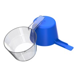 90cc Taper Walled Scoop Short 1.5 inch Handle