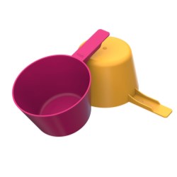 94cc Taper Walled Scoop Short 1.5 inch Handle