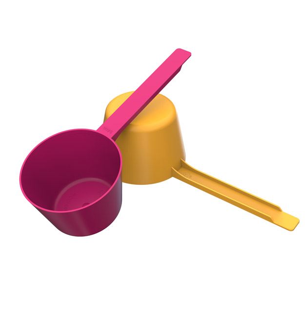 94cc Taper Walled Scoop Long 3.5 inch Handle