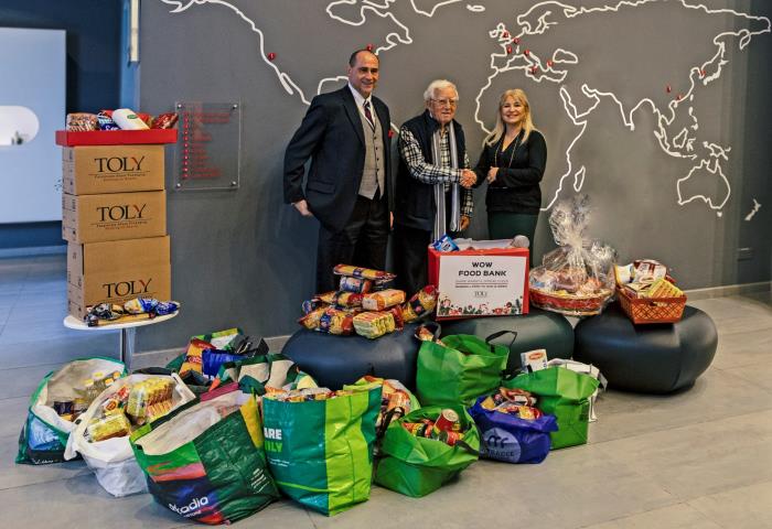 Toly supports WOW Food Bank Foundation