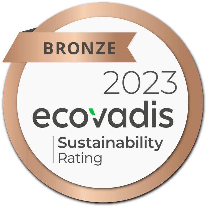 Enviro-Cap Awarded Bronze EcoVadis Sustainability Rating