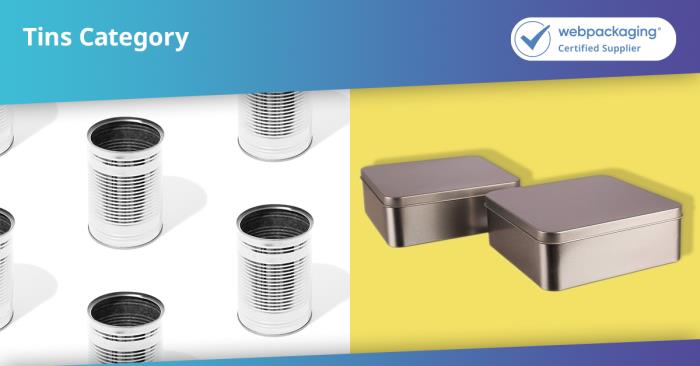 Webpackagings Tins category: All the coolest metal packs