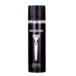 Boldking foaming shave gel powered by Airopacks planet friendly aerosol