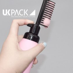 Hair Care Bottles with Built-In Comb