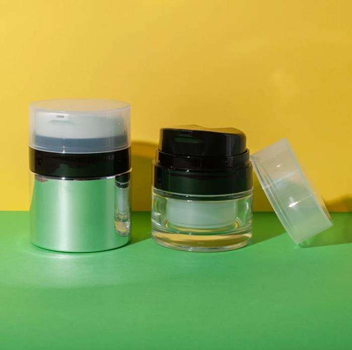 Refillable Glass Airless Pump Jar