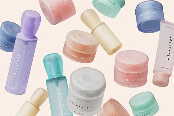 Jellyfish Cosmetic Jar and Cosmetic Packaging Set