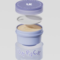 PP Injection Hair Mask Jar: Double Layer Design and Matte Finish 