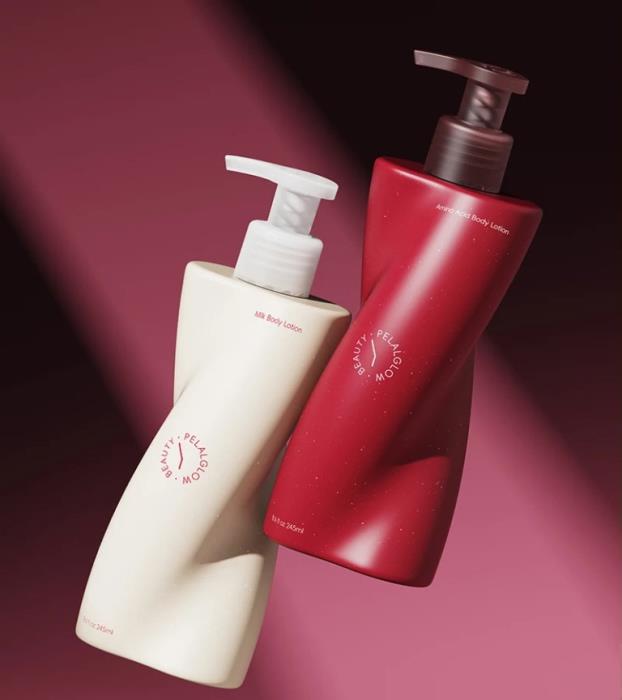 DNA-Inspired Mono-Material Lotion Bottle 250ml