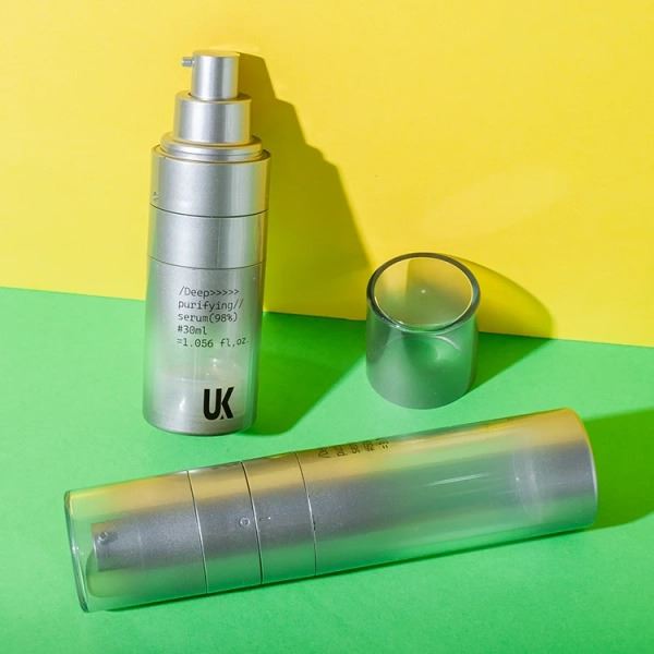 Refillable Dual Chamber Duo-Mix Airless Bottle