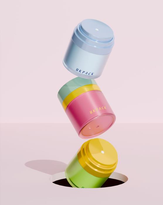 UKPACK's "Core Life" Refillable Airless Cream Jar