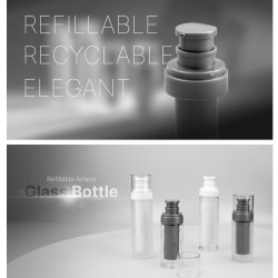 UKPACKs Refillable Glass Airless Bottle: Elegance and Sustainability