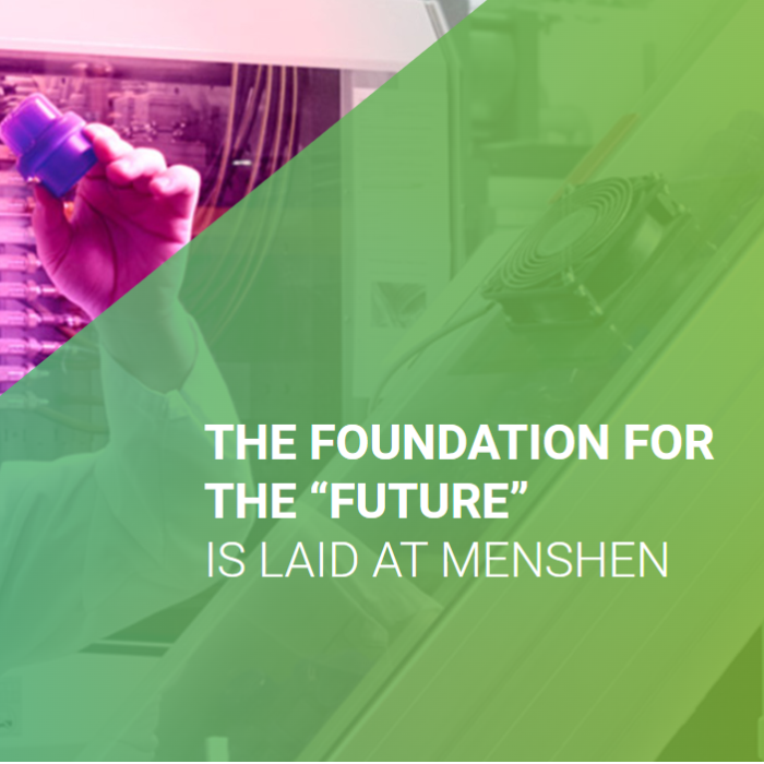 The foundation for the “future” is laid at MENSHEN