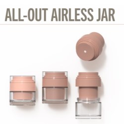 The New All-Out Airless Jar: Recyclable and Refillable Airless Protection With A Luxury Feel