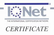 SQS and IQNET have certified CORADIN S.A.S. until the 7th August 2018