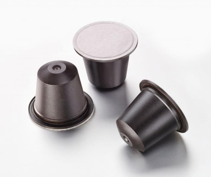 Home-compostable coffee capsule from ALPLA and Golden Compound