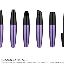 Air-tight mascara packaging with five closure options