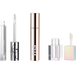 PETG lip glosses in round or square