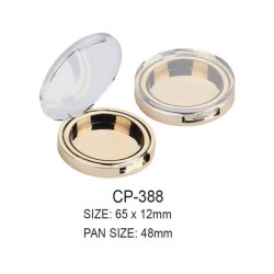 The 65mm round compact with attached cap