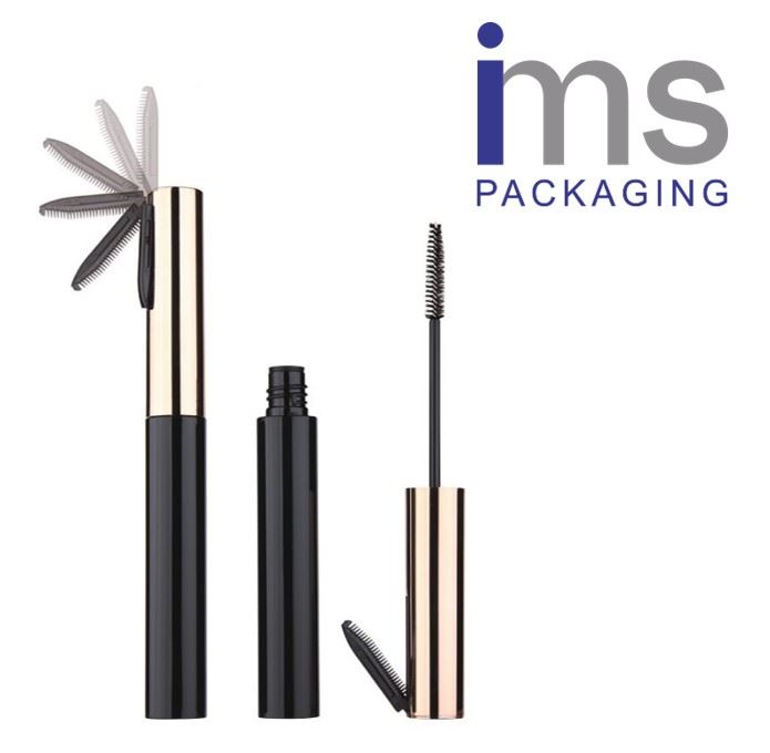 Mascara Packaging with an Extra Slide Out Brush