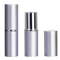 Round, aluminium lipsticks