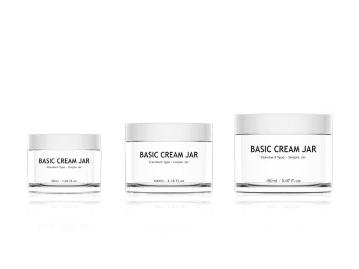 Basic Cream Jar - 100