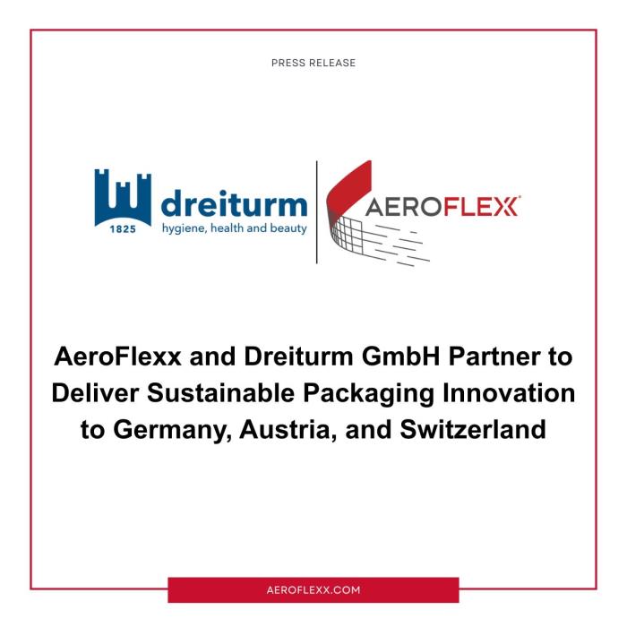 AeroFlexx and Dreiturm GmbH Partner to Deliver Sustainable Packaging Innovation to Germany, Austria, and Switzerland