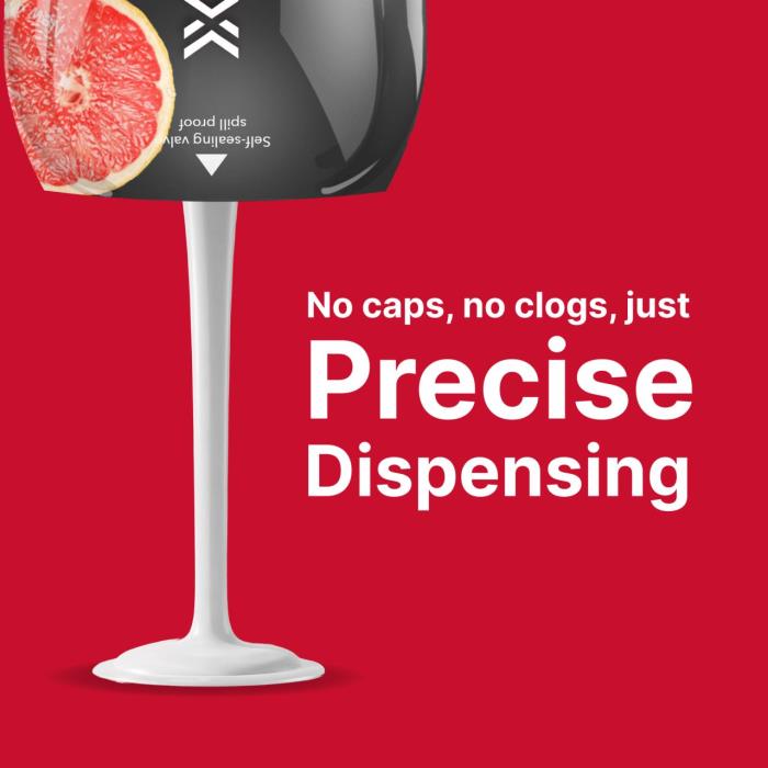 No Caps, No Clogs. Just Precise Dispensing