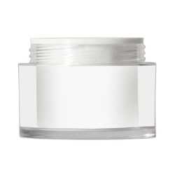 acrylic jar 50ml, P0303 SAN 52mm, double wall SAN-PP