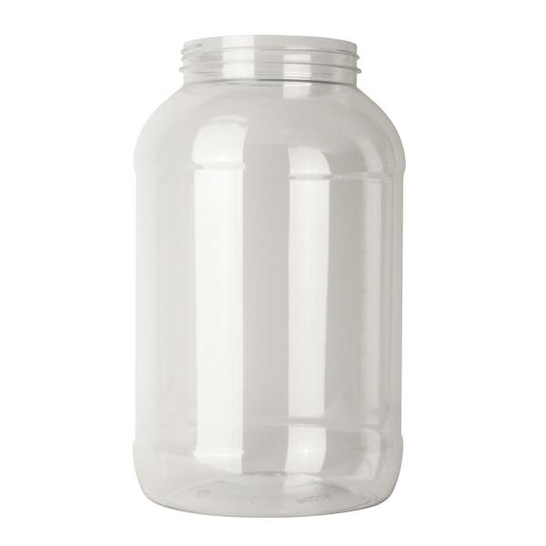 8000ml rpet jar,127mm Power Packer, single wall rPET clear