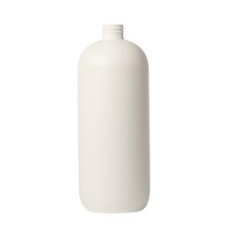 1000ml HDPE Bottle Boston Round 28-410, F0299A