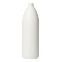 1000ml HDPE bottle, Bullet Round 28-410, F0259A