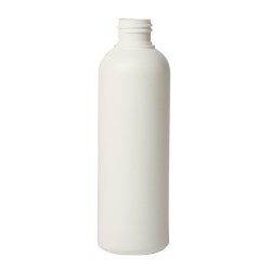 200ml HDPE bottle, Tall Boston Round 24-410, F0192A
