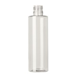 200ml rPET bottle, Sharp Cylindrical 24-415, F0668B