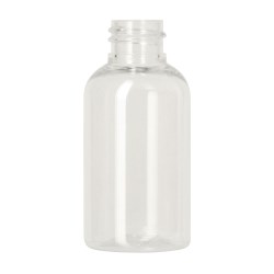 50ml rPET bottle, Flat Bottom Boston 28-410, F0865A