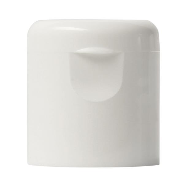 20-415 flip top cap, crabs claw, 2,5mm orifice, smooth