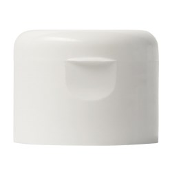 28-410 flip top cap, crabs claw, 2,5mm orifice, smooth