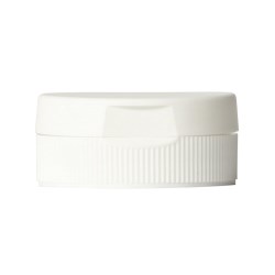 38-400 flip top cap, induction liner, 7mm orifice, frosted