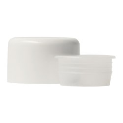 28-410 plastic screw closure, insert, 5mm orifice, smooth