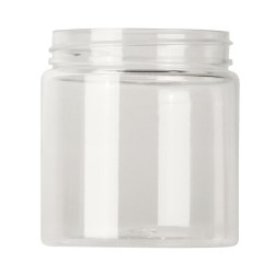 75ml pet jar,48-400 Straight Cylindrical, single wall PET