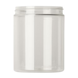 300ml pet jar,70-400 Straight Cylindrical, single wall PET